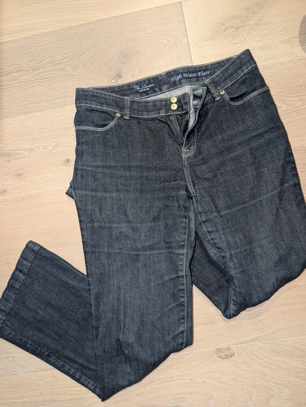 The Limited High Waist Flare Women’s Jeans - Dark Indigo